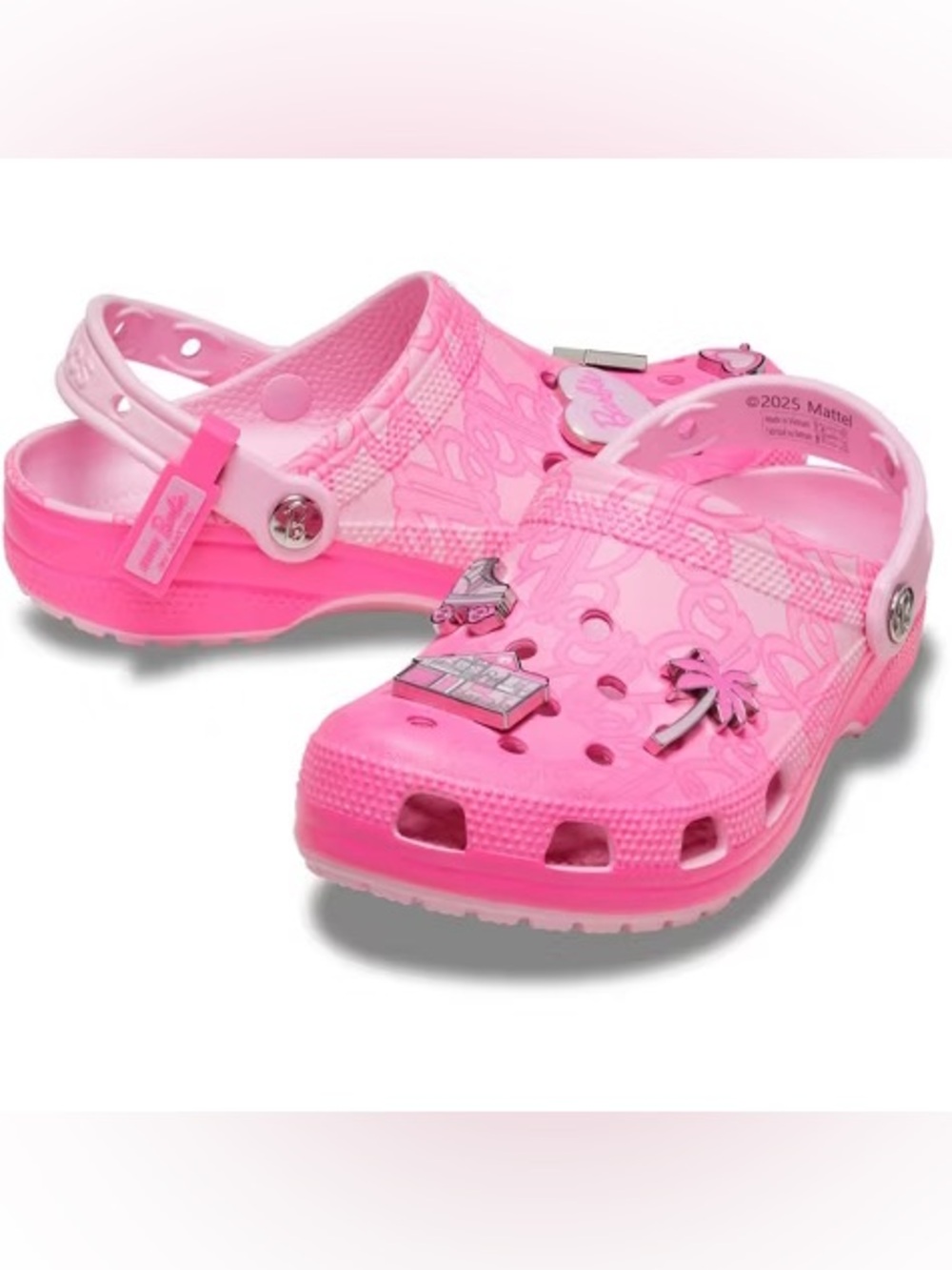 CROCS Mattel Barbie Monogram Classic Clog - Picture 12 of 16